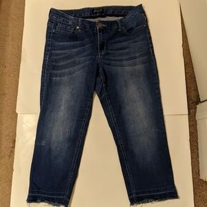 Seven7 luxe women's 14 waist and 23 Length with distressed helm